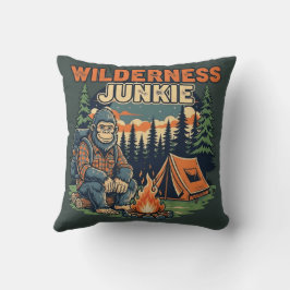Cojín Decorativo Diseño retro bigfoot wilderkie