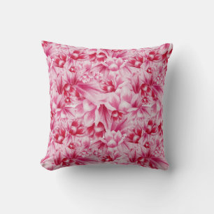 Cojín Decorativo Diseño rosa de flor magnoliana