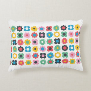 Cojín Decorativo Diseño simple de patrones sin fisuras de flores. E