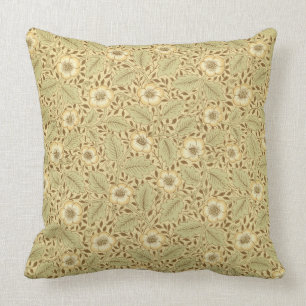 Cojín Decorativo Diseño subió "Briar" del papel pintado