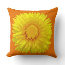 Diseño "Sunshine Flower" (Cojín decorativo).