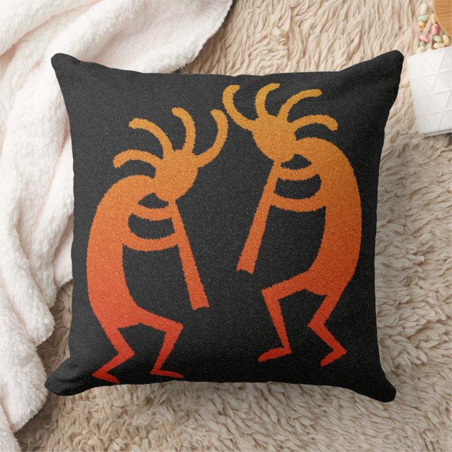 Cojín Decorativo Diseño suroccidental Pilar decorativo Kokopelli (Manta)
