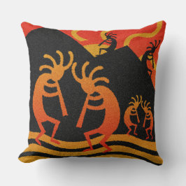 Cojín Decorativo Diseño suroeste Pilar decorativo Kokopelli