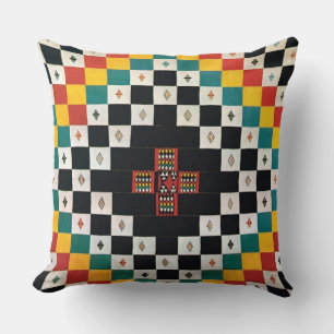 Cojín Decorativo Diseño textil africano