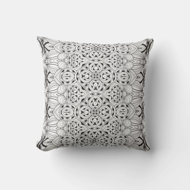 Cojín Decorativo Diseño tribal (Anverso)
