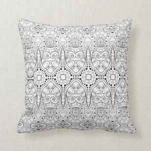 Cojín Decorativo Diseño tribal de Zendoodle
