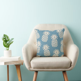 Cojín Decorativo Diseño tropical de piña torcida
