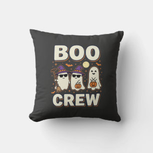 Cojín Decorativo Diseño vectorial de fantasmas de Halloween de Boo 