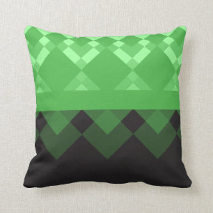Cojín Decorativo Diseño verde y negro de Kelly