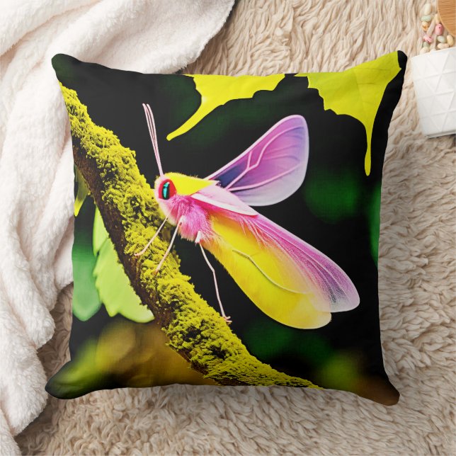 Cojín Decorativo Diseño vibrante de ramas (Manta)