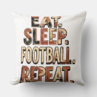 Cojín Decorativo Diseño Vintage para Fanáticos del Fútbol | Gráfico
