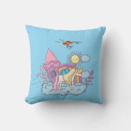 Cojín Decorativo Diseños de arte lúdico y caprichoso