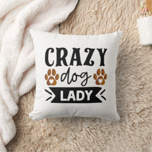 Cojín Decorativo Diseños de citas de perros divertidos y personaliz