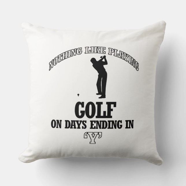 Cojín Decorativo diseños del golf (Anverso)