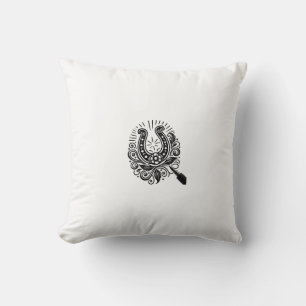 Cojín Decorativo Diseños tradicionales del tatuaje herradura