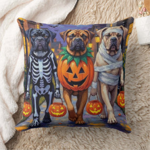 Cojín Decorativo Disfraces de Halloween para pedir dulces de Bullma