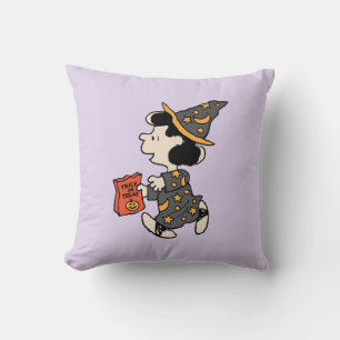 Cojín Decorativo Disfraz de bruja Lucy de Peanuts para Halloween
