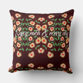 Cojín Decorativo Disfruta cada día