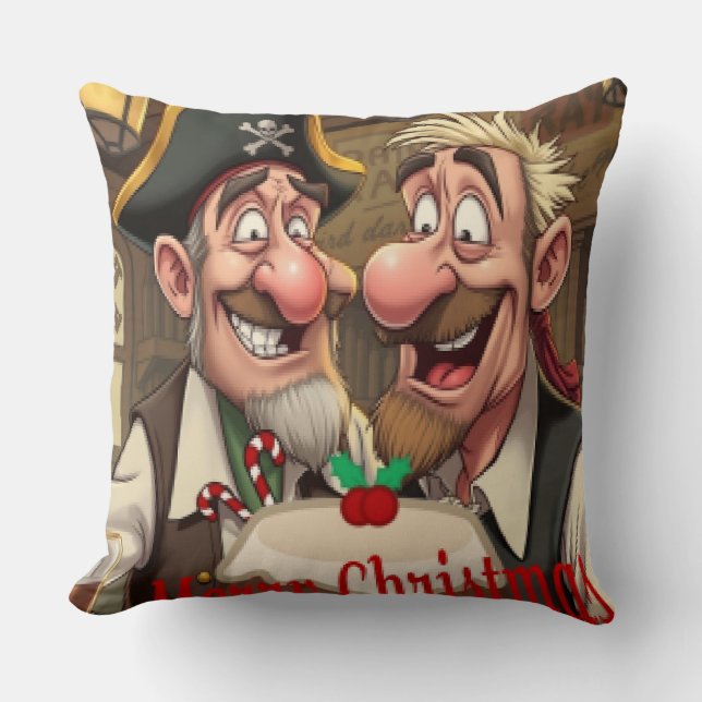 Cojín Decorativo Disfruta de feliz navidad (Anverso)