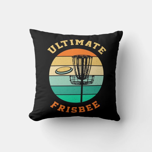 Cojín Decorativo Disk Golf Ultimate Frisbee (Anverso)