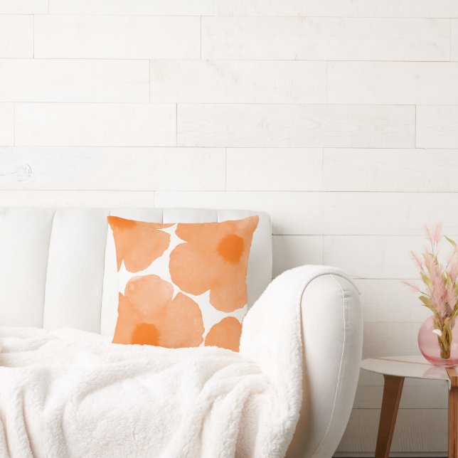 Cojín Decorativo Disquetera acuarela naranja 3 (Sofá)