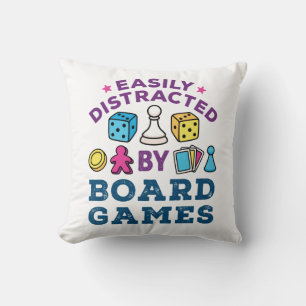 Cojín Decorativo Distracción fácil por juegos de mesa