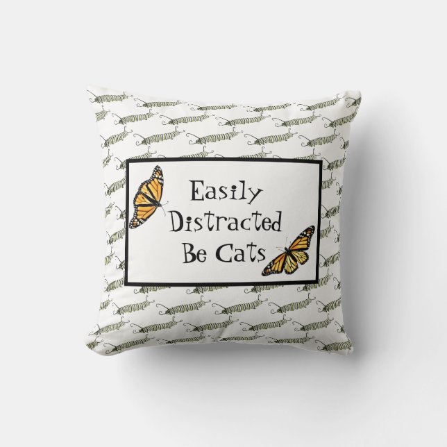 Cojín decorativo - Distrado fácilmente por gatos (Anverso)