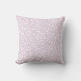 Cojín Decorativo Ditsy Dots Pattern - White on Dusty Pink