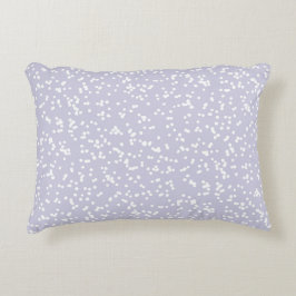 Cojín Decorativo Ditsy Dots Pattern - White on Dusty Purple