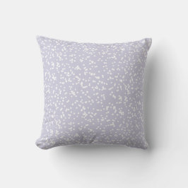 Cojín Decorativo Ditsy Dots Pattern - White on Dusty Purple