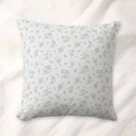 Cojín Decorativo Ditsy Floral Pattern Coastal Cottage Blue White