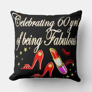 COJÍN DECORATIVO DIVA DE 60 AÑOS
