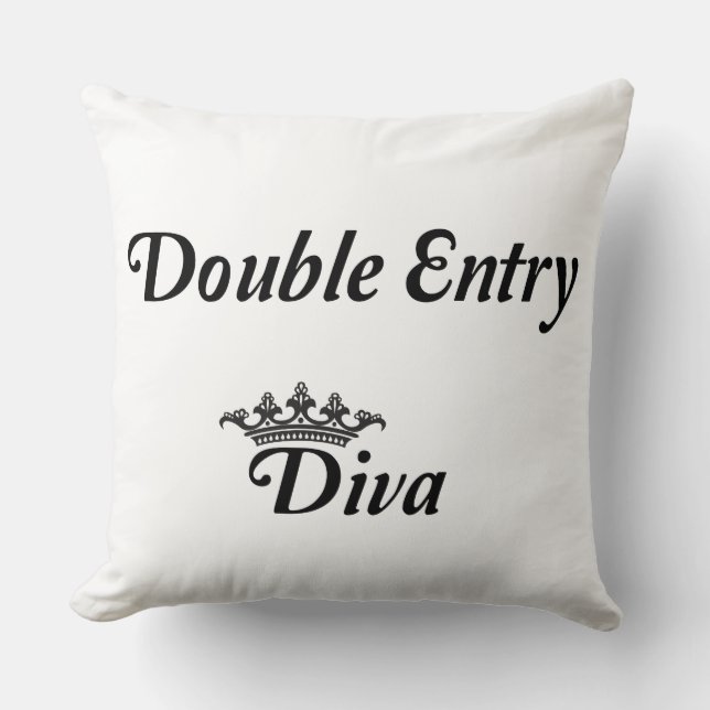Cojín Decorativo Diva de doble entrada (Anverso)