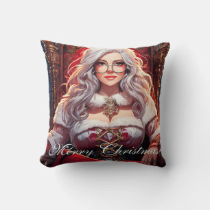 Cojín Decorativo Diva del Trono: La hermana más caliente de Santa