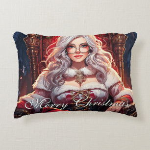 Cojín Decorativo Diva del Trono: La hermana más caliente de Santa