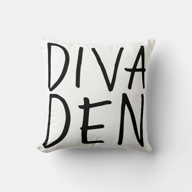 COJÍN DECORATIVO DIVA DEN PILLOW (Anverso)