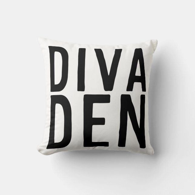 COJÍN DECORATIVO DIVA DEN PILLOW (Anverso)