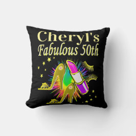 COJÍN DECORATIVO DIVA PERSONALIZADO 50 Y FABULOUS