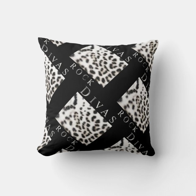 COJÍN DECORATIVO DIVA ROCKS (Anverso)
