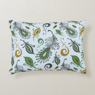 Cojín Decorativo Diversas plumas coloridas