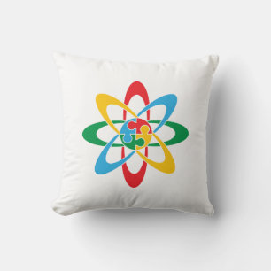 Cojín Decorativo Diversidad e inclusión/conciencia del autismo