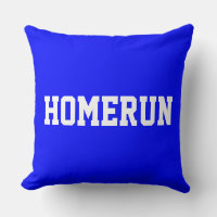 Diversión béisbol HOMERUN Texto Blanco Sobre Azul