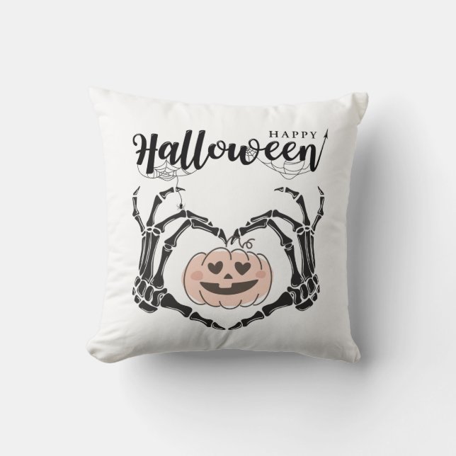 Cojín Decorativo Diversión de Halloween (Anverso)
