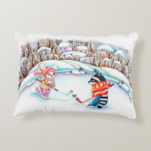 Cojín Decorativo Diversión de hockey