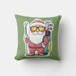 Cojín Decorativo Diversión de los Navidades de golf de Santa Gofing