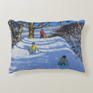Cojín Decorativo Diversión en la nieve Wash Green Derbyshire 2014