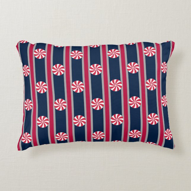 Cojín Decorativo Diversión y fantasía Peppermint Candy (Anverso)