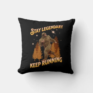 Cojín Decorativo Divertida Motivación para Correr de Bigfoot