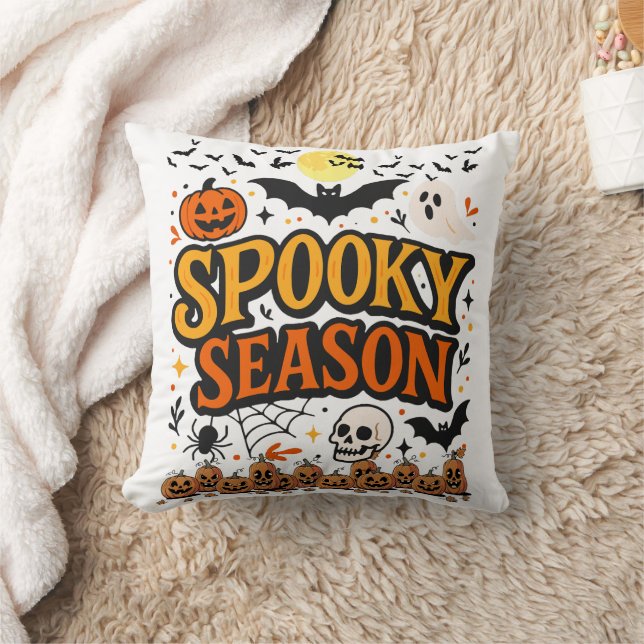 Cojín Decorativo Divertido boo Halloween  (Manta)