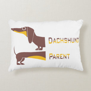 Cojín Decorativo Divertido dachshund lindo para padres de perros la